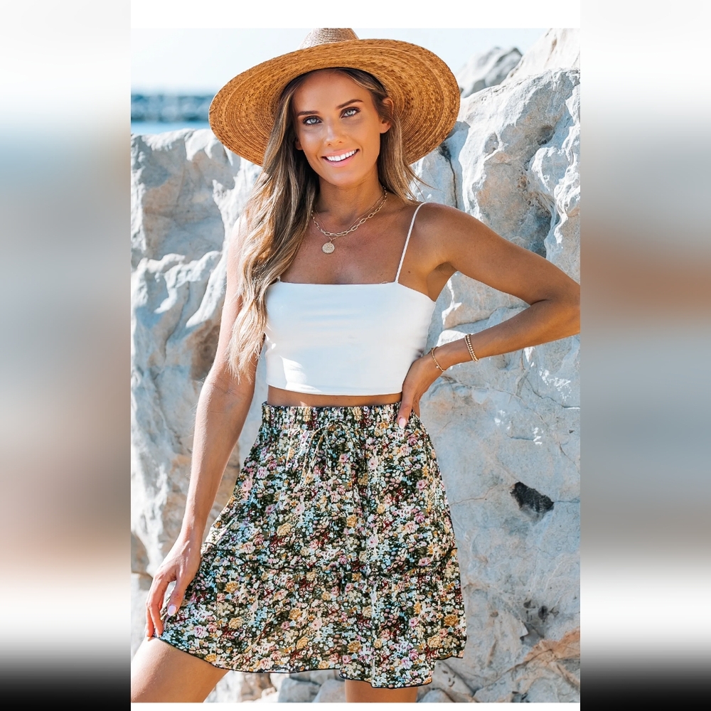 NWT Cupshe Xs Colorful Skirt
